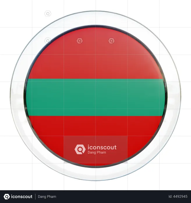 Bandeira da transnístria Flag 3D Flag