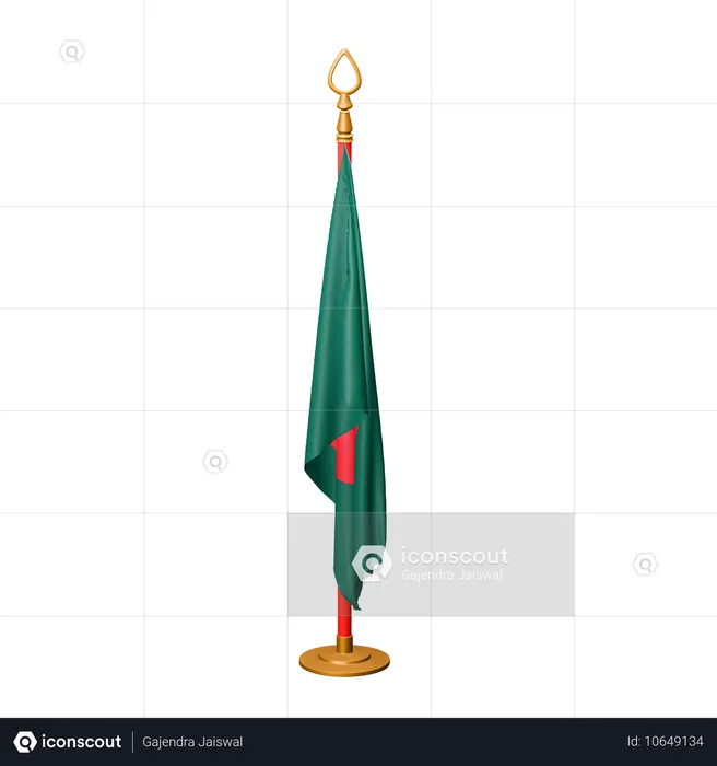 Bandeira de bangladesh Flag 3D Icon