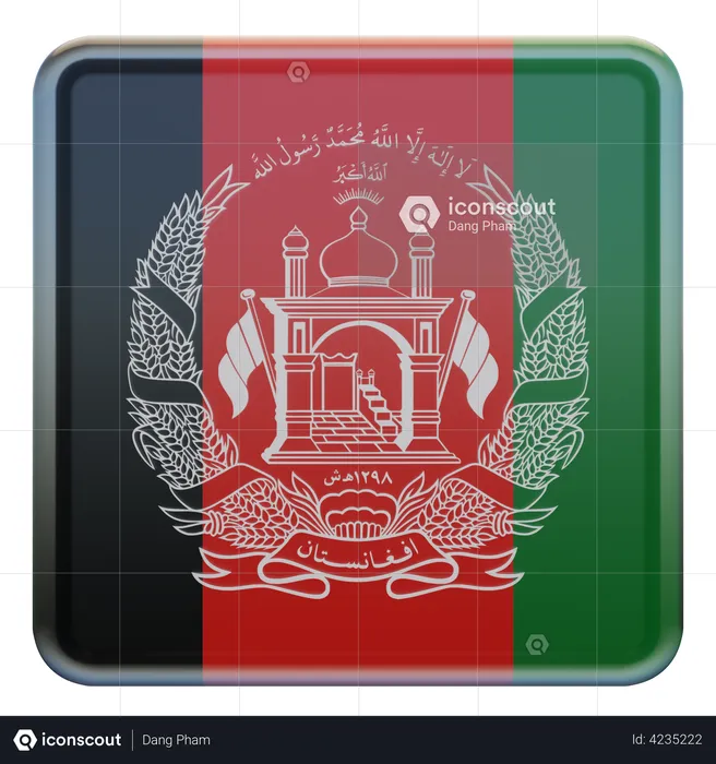 Bandeira do Afeganistão Flag 3D Flag