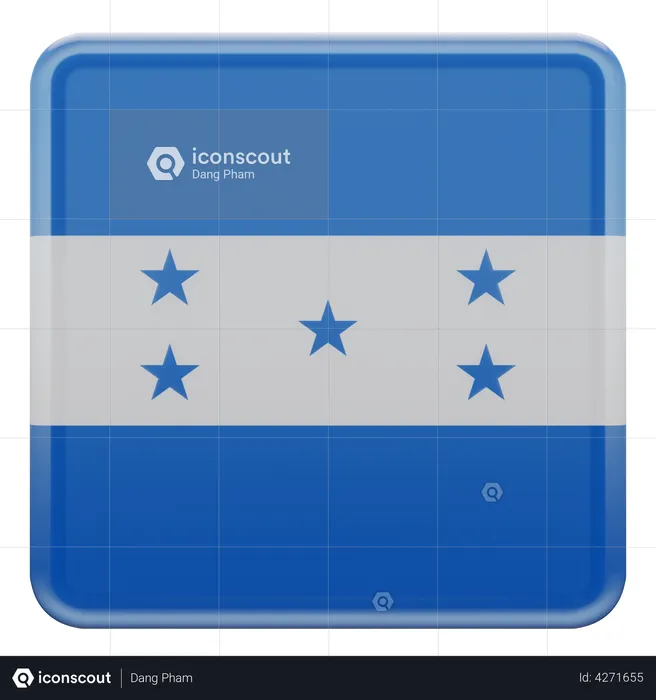Bandeira de Honduras Flag 3D Flag