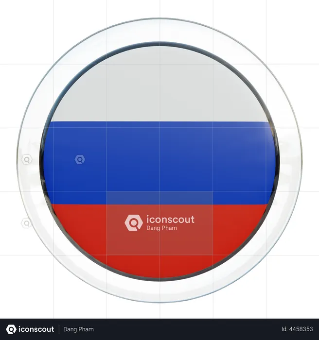 Bandeira da Rússia Flag 3D Flag