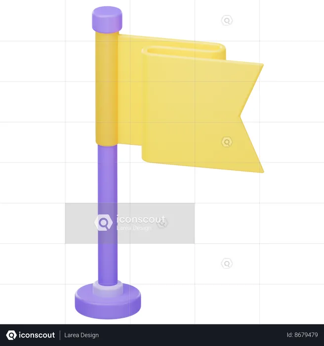 Bandera  3D Icon