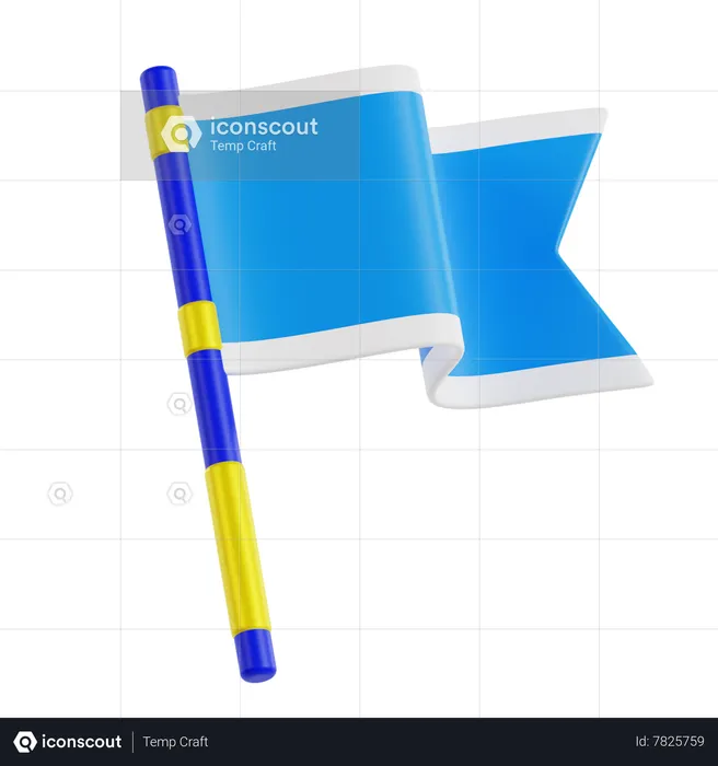 Bandera  3D Icon