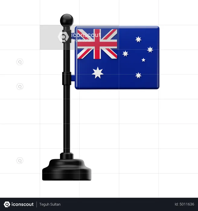 Bandera de australia Flag 3D Icon