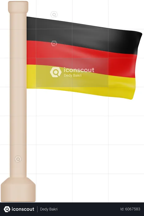 Bandera de alemania Flag 3D Icon