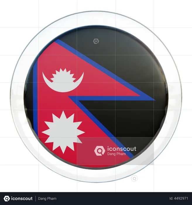 Bandera de nepal Flag 3D Flag
