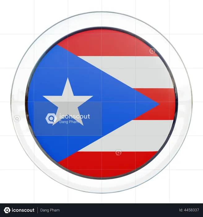 Bandera de puerto rico Flag 3D Flag