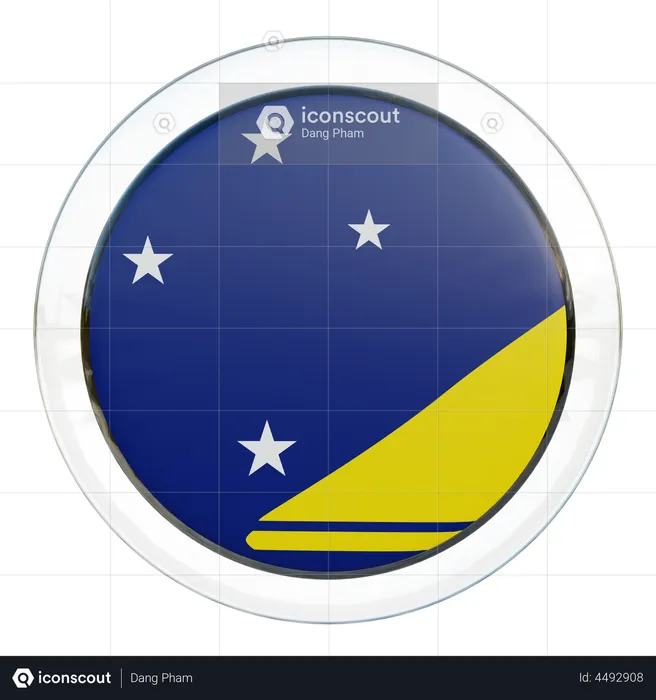 Bandera de tokelau Flag 3D Flag