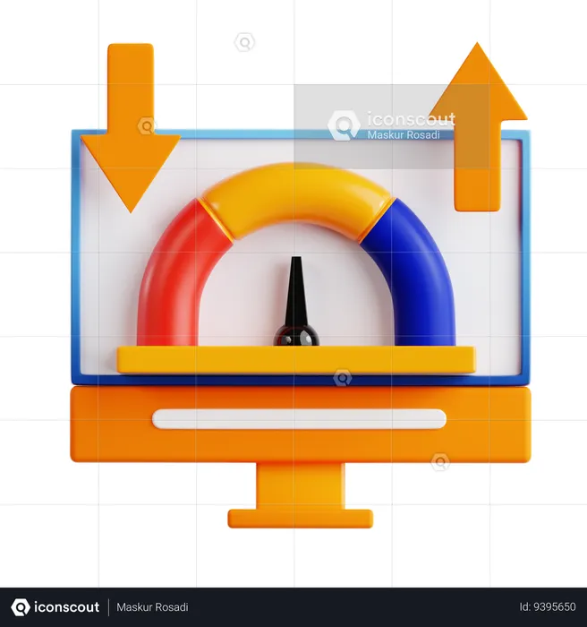 Bandwidth  3D Icon