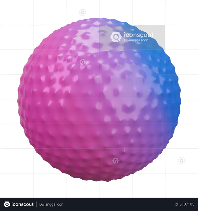 Bandy Ball  3D Icon