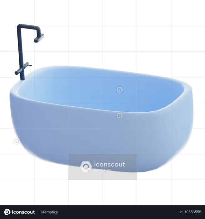 Bañera  3D Icon