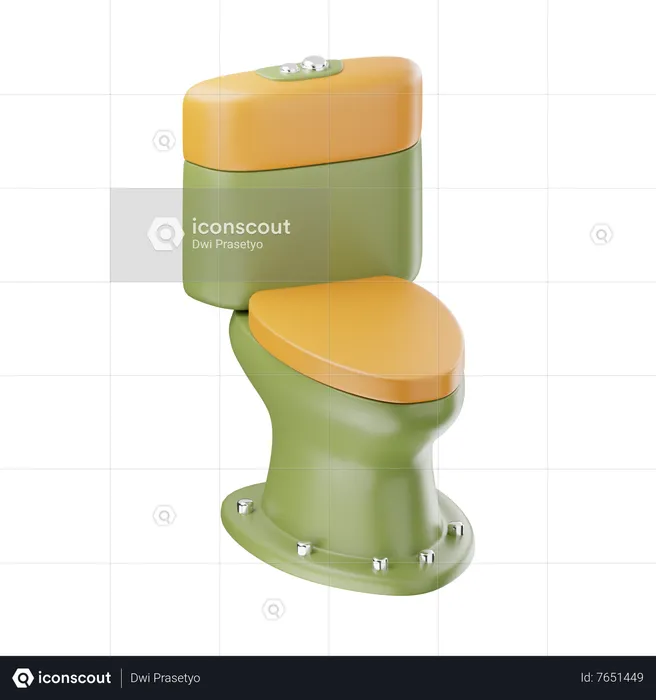 Banheiro  3D Icon
