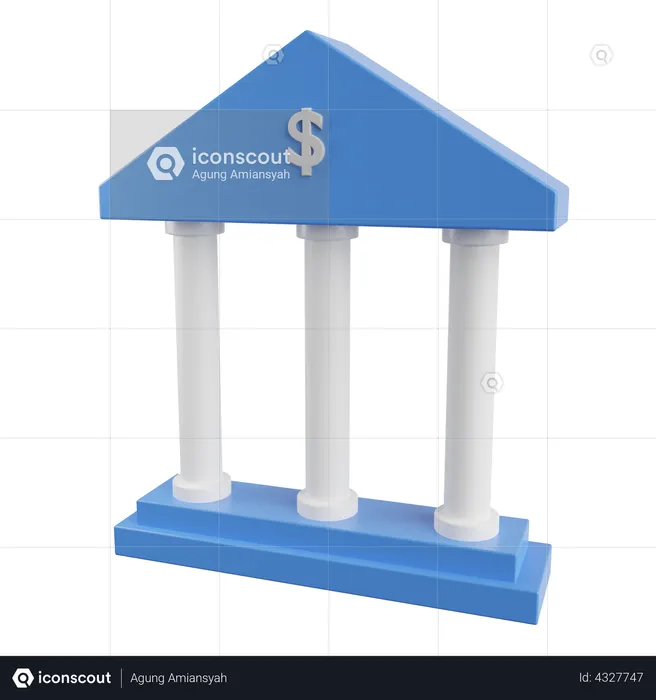 Bank  3D Illustration