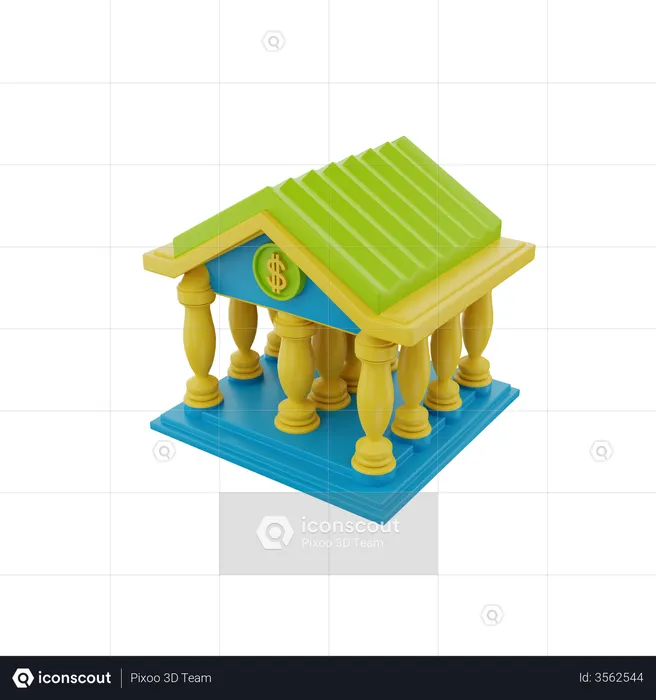 Bank  3D Illustration