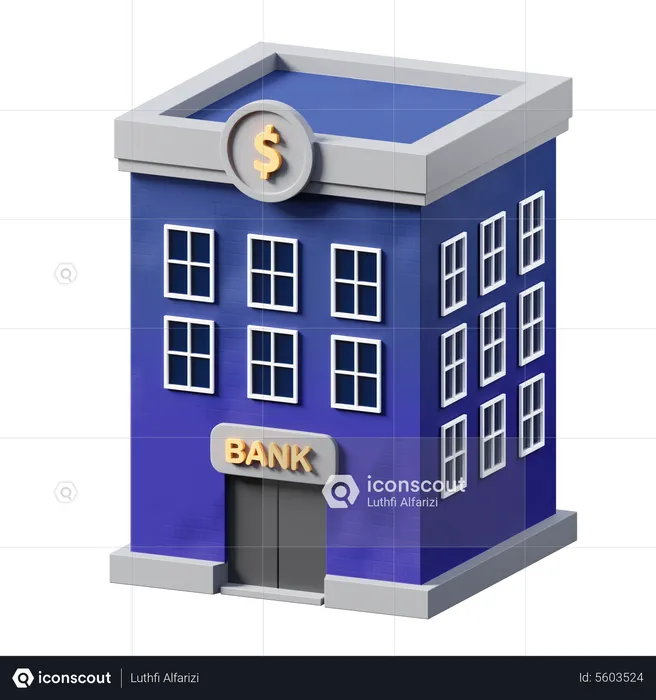 Bank  3D Illustration