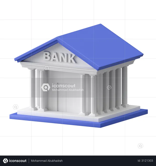 Bank  3D Illustration