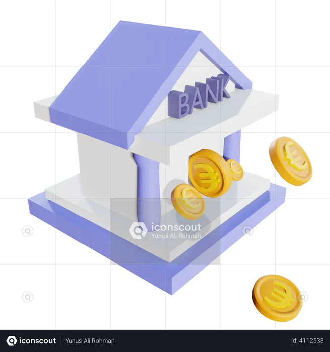 Bank  3D Illustration