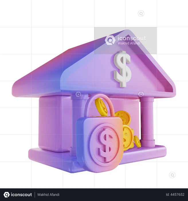 Bank  3D Illustration