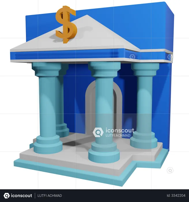 Bank  3D Illustration