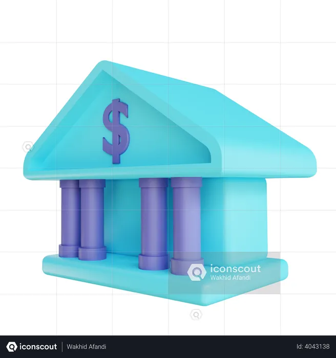 Bank  3D Illustration