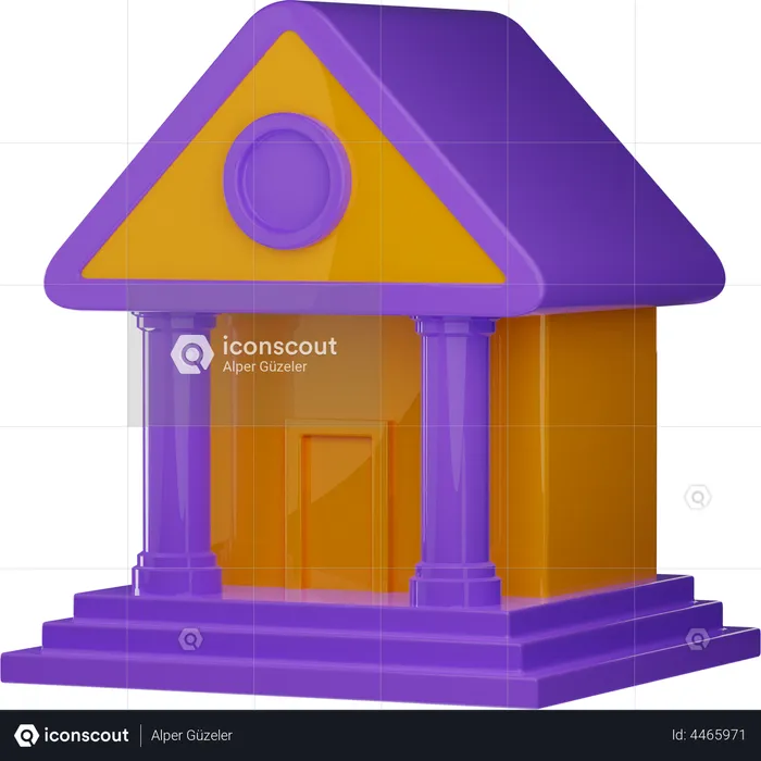 Bank  3D Illustration