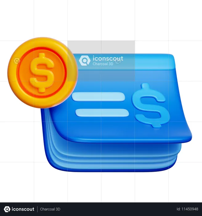 Bank Account  3D Icon