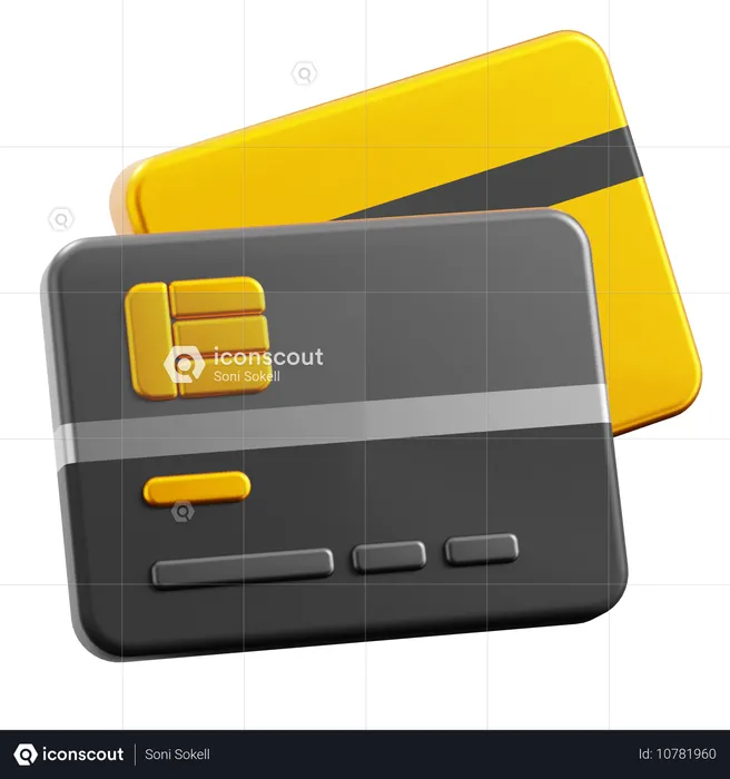 Bank Card  3D Icon