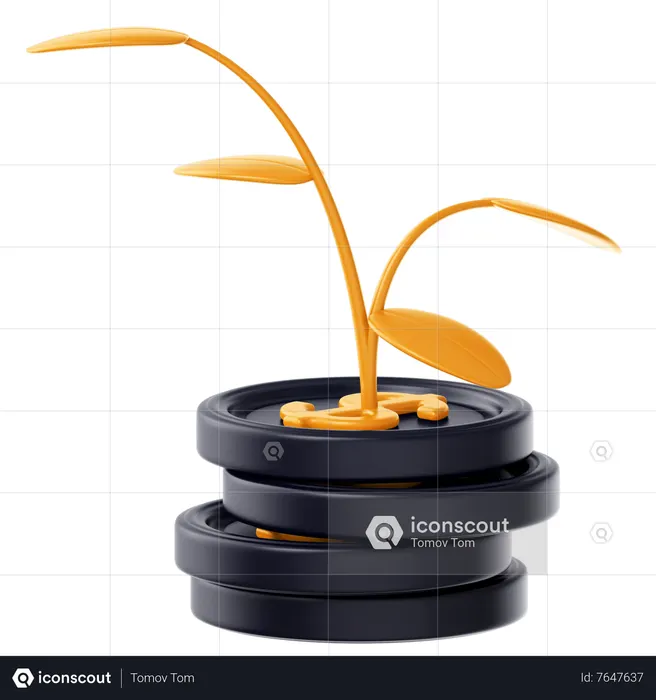 Bank Interest  3D Icon