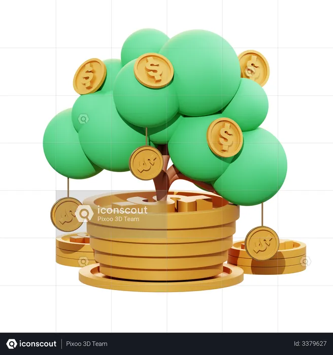 Bank Interest  3D Illustration