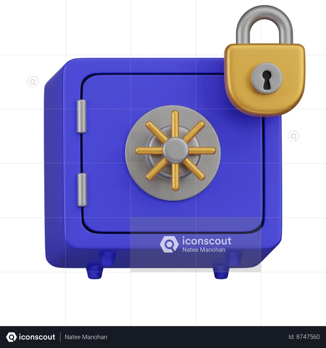 Bank Locker  3D Icon