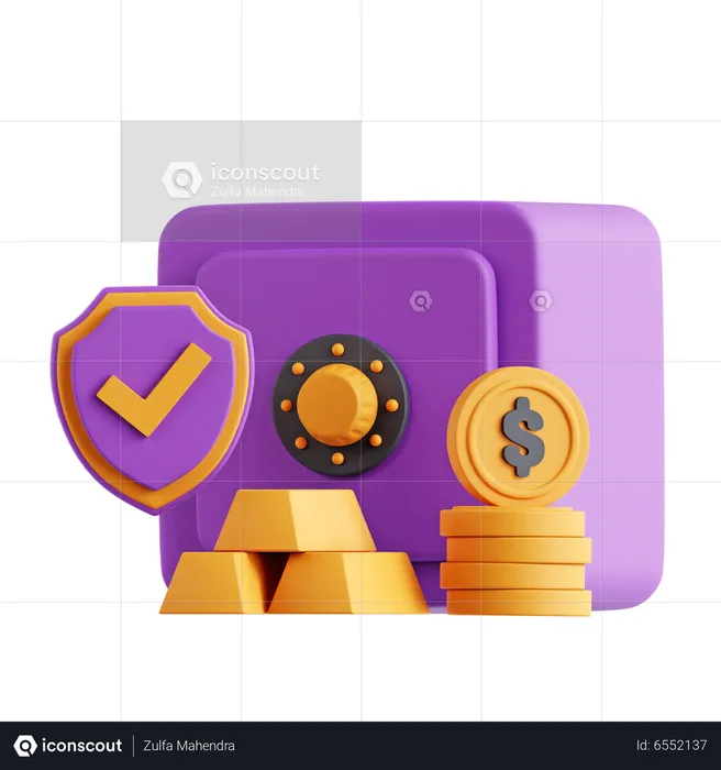 Bank Locker  3D Icon