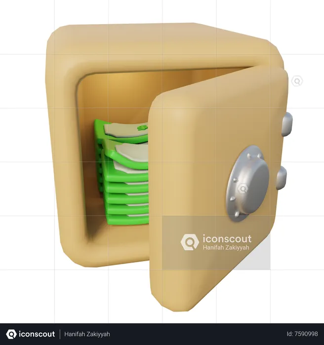 Bank Locker  3D Icon