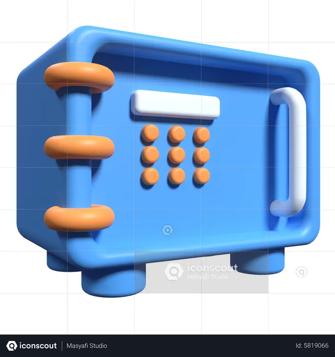 Bank Locker  3D Icon