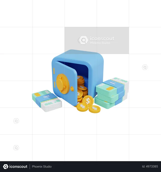 Bank Locker  3D Icon