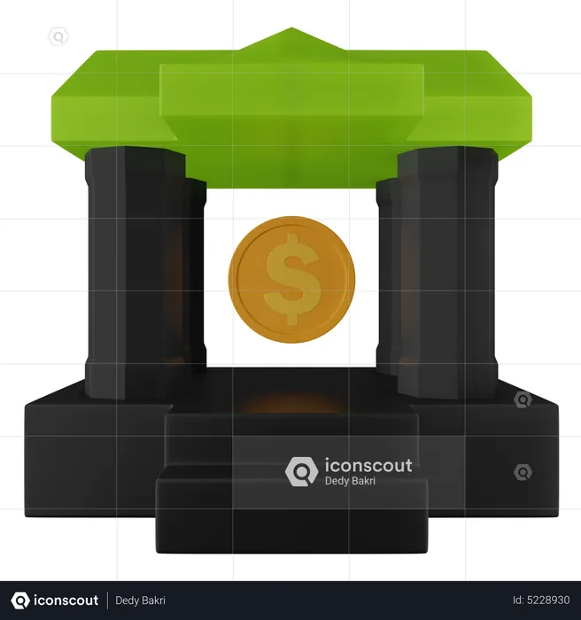 Bank Saving  3D Icon