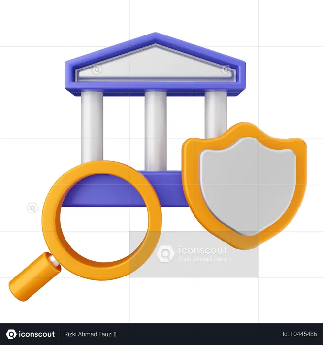 Bank Secure  3D Icon