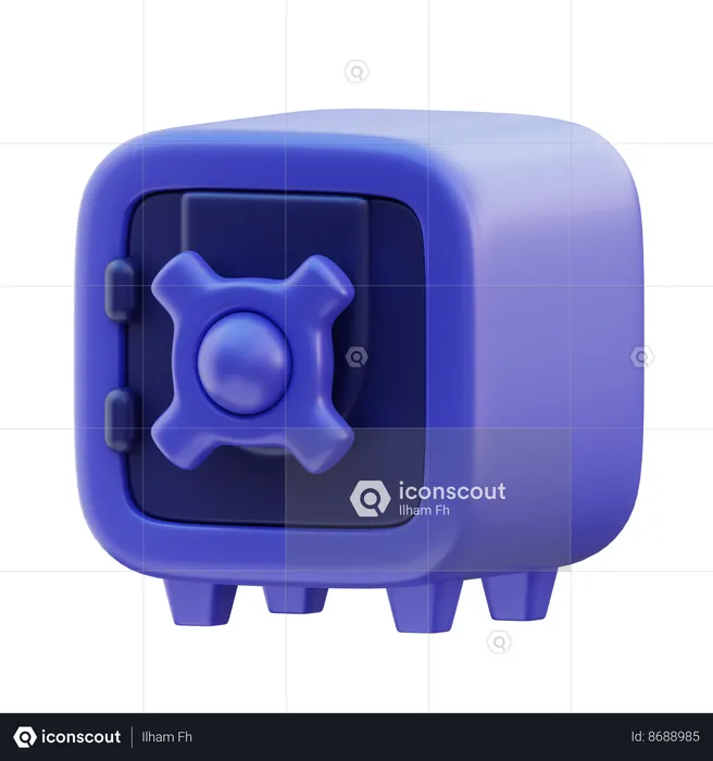 Bank Secure  3D Icon