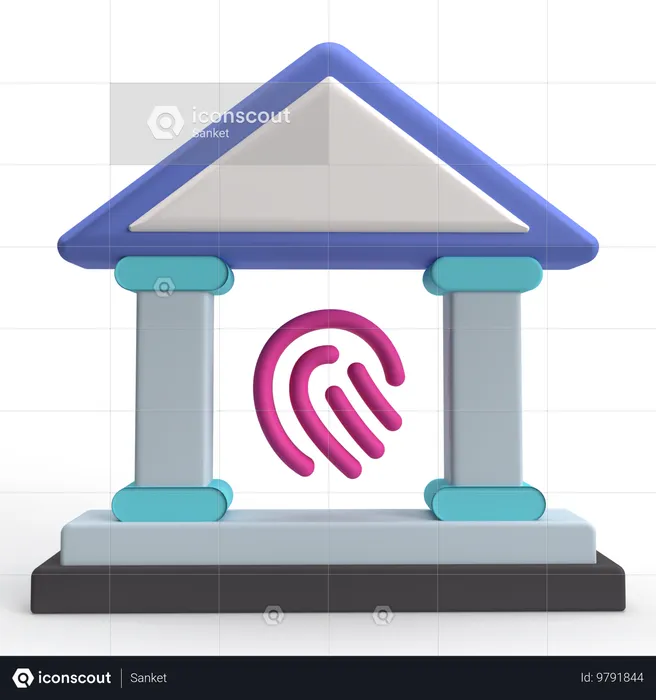 Bank Security  3D Icon