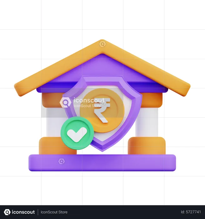 Bank Security  3D Icon
