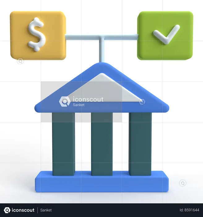 Bank Transfer  3D Icon