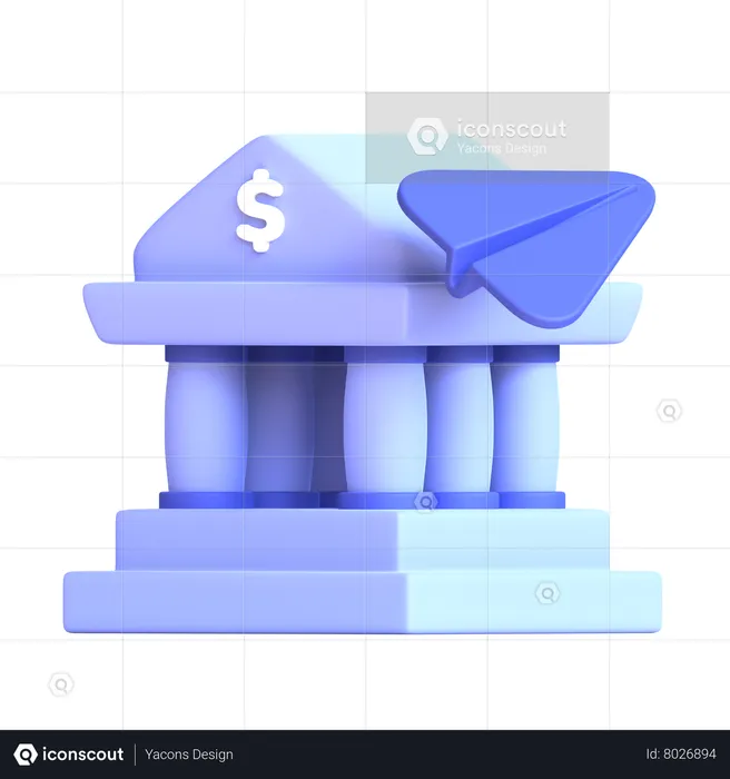 Bank Transfer  3D Icon