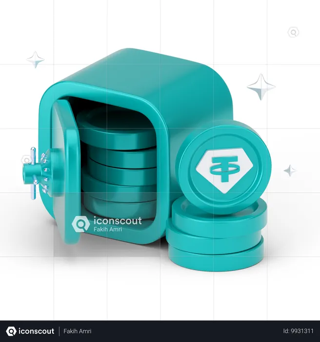 Bank vault  3D Icon