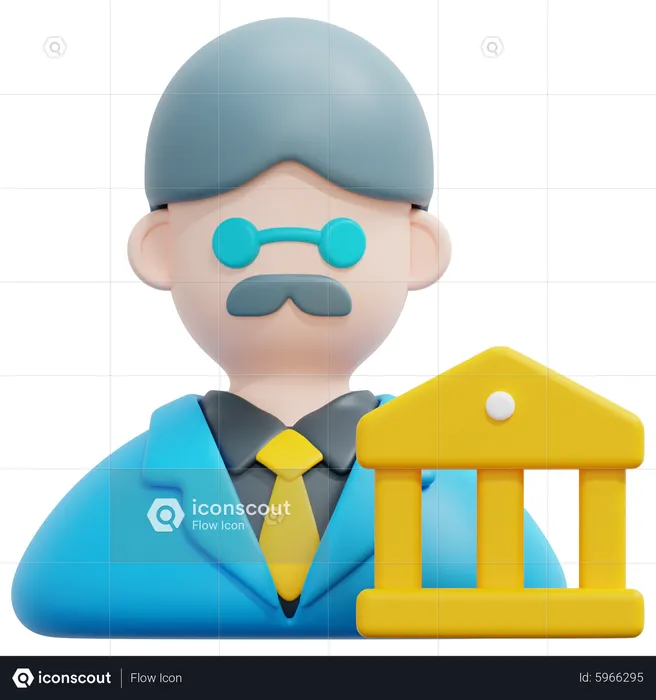 Banker  3D Icon