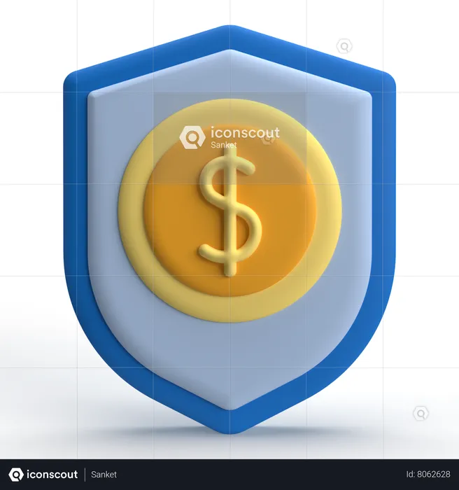 Banking Protection  3D Icon