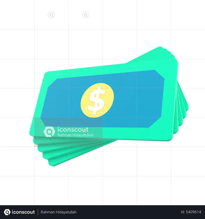 Banknote  3D Icon