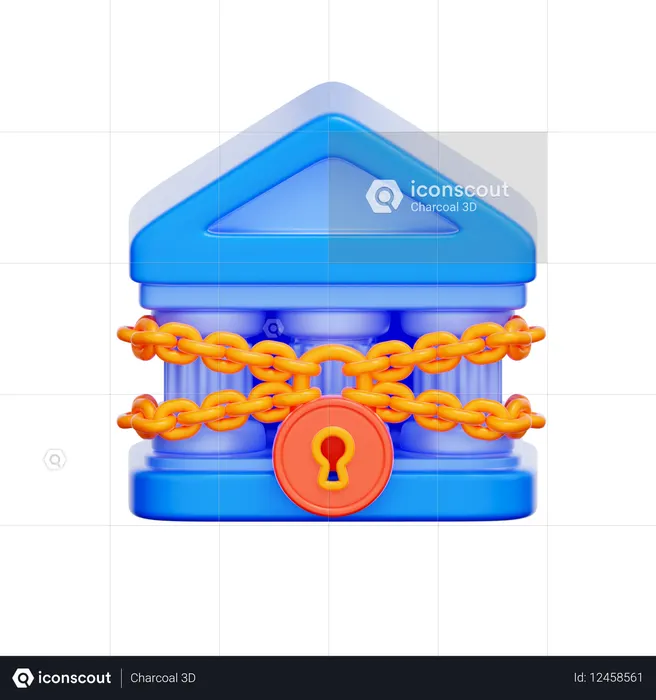 Bankenpleite  3D Icon