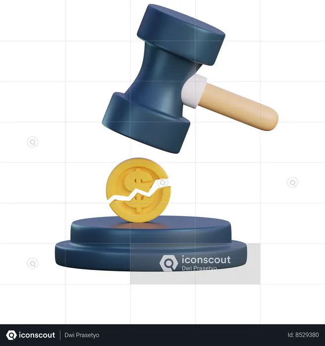 Bankruptcy  3D Icon