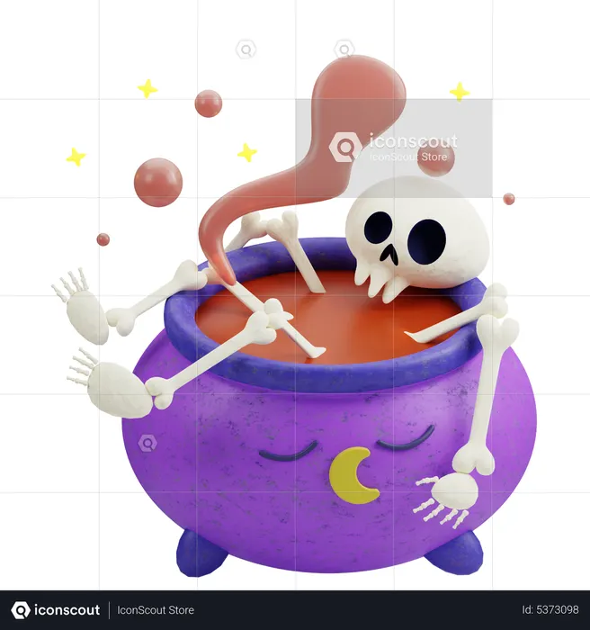 Baño de esqueleto  3D Icon