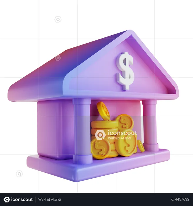 Banque  3D Illustration