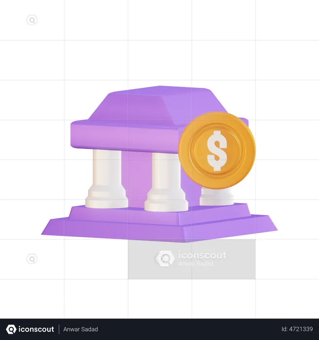 Banque  3D Illustration